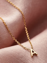 Personalised Petite Initial Necklace by Posh Totty Designs - Image 1 of 4
