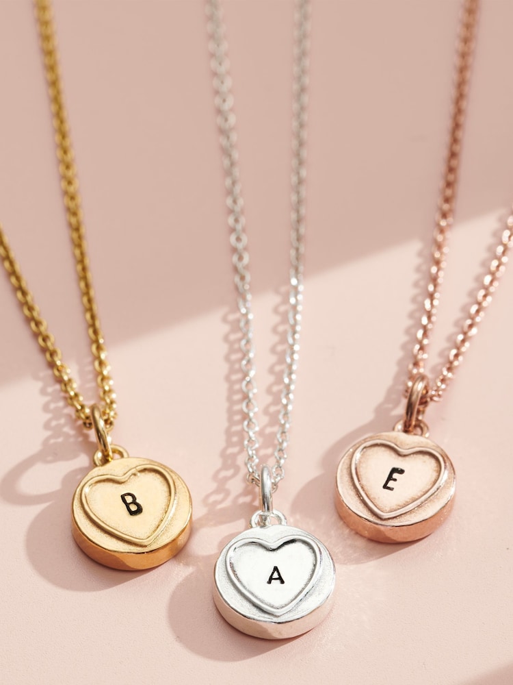 Personalised Mini Sweetheart Necklace by Posh Totty Designs - Image 2 of 3