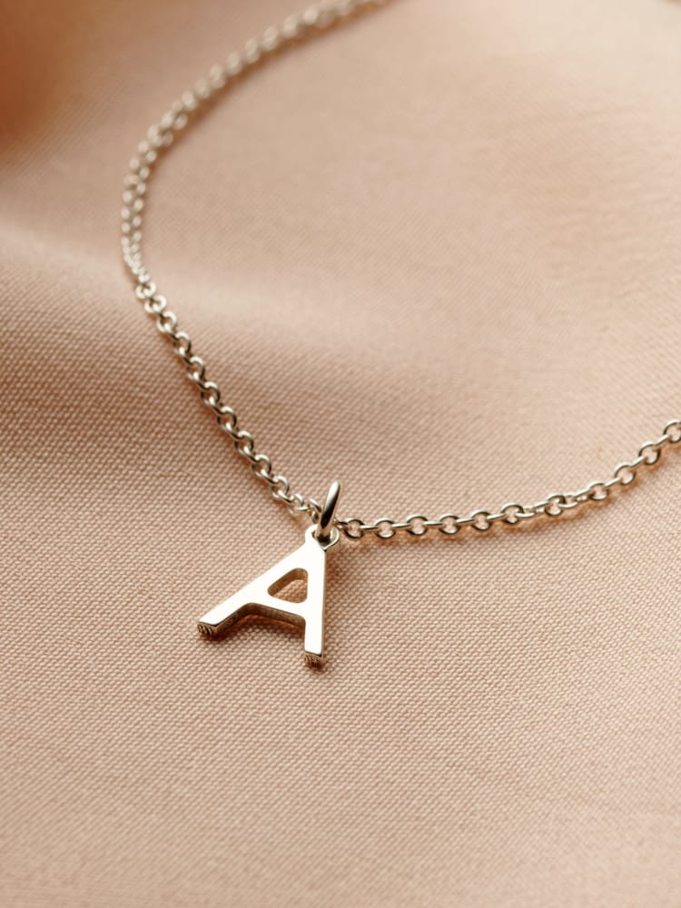 Personalised Letter Necklace by Posh Totty Designs - Image 2 of 5