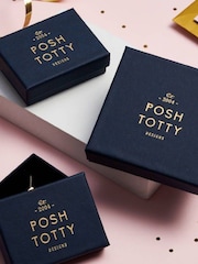 Personalised Double Heart Necklace by Posh Totty Designs - Image 3 of 3