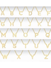 Personalised Petite Initial Necklace by Posh Totty Designs - Image 1 of 2