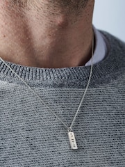 Personalised Mens Tag Necklace by Posh Totty Designs - Image 1 of 5