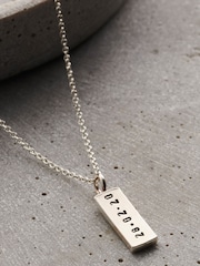 Personalised Mens Tag Necklace by Posh Totty Designs - Image 2 of 5