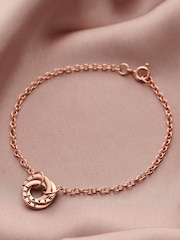 Personalised Micro Russian Ring Bracelet by Posh Totty Designs - Image 1 of 3