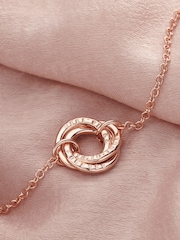 Personalised Micro Russian Ring Bracelet by Posh Totty Designs - Image 2 of 3