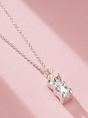 Personalised Gummy Bear Charm Necklace by Posh Totty Designs - Image 1 of 3
