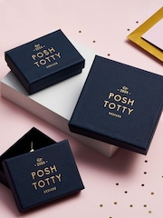 Personalised Initial Stud Earrings by Posh Totty Designs - Image 3 of 4