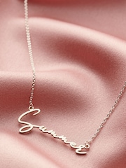 Personalised Script Name Necklace by Posh Totty Designs - Image 1 of 3