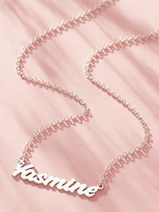 Personalised Birthstone Name Necklace By Posh Totty Designs - Image 1 of 4