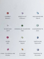 Personalised Birthstone Name Necklace By Posh Totty Designs - Image 3 of 4