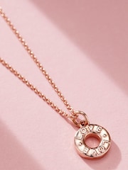 Personalised Mint Charm Necklace By Posh Totty Designs - Image 1 of 3