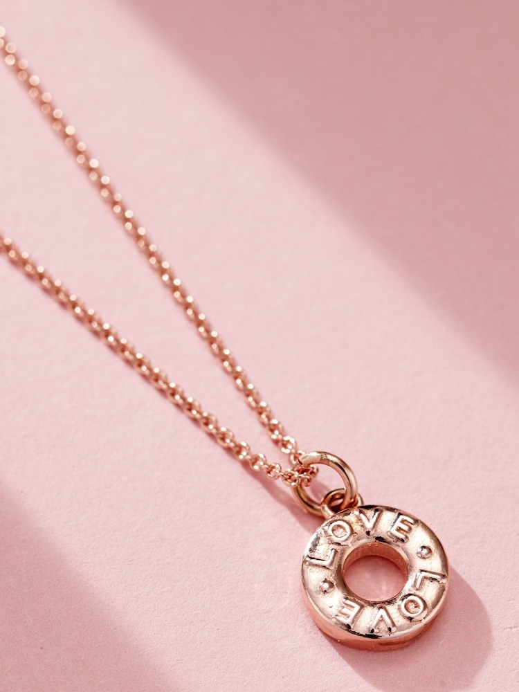 Personalised Mint Charm Necklace By Posh Totty Designs - Image 1 of 3