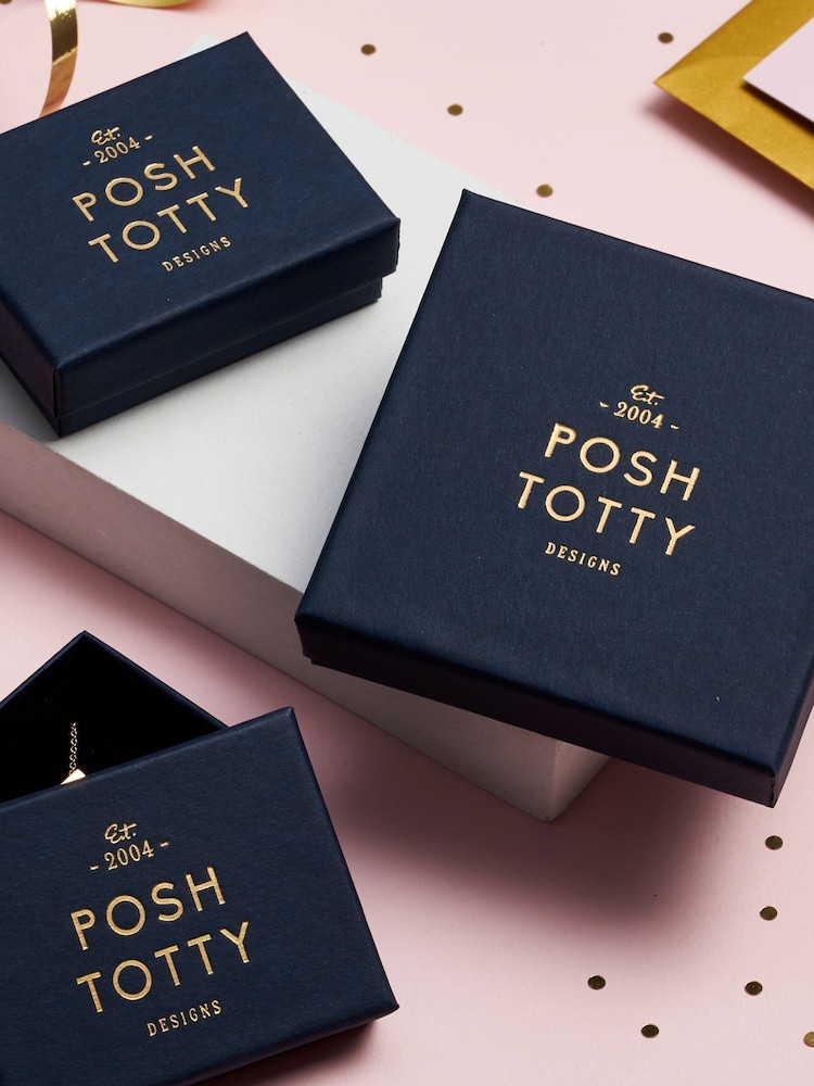 Personalised Open Star Necklace by Posh Totty Designs - Image 4 of 4