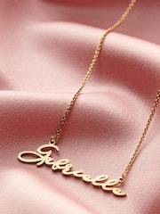 Personalised Script Name Necklace by Posh Totty Designs - Image 1 of 4