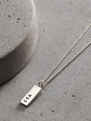 Personalised Mens Kintsugi Tag Necklace by Posh Totty Designs - Image 3 of 4