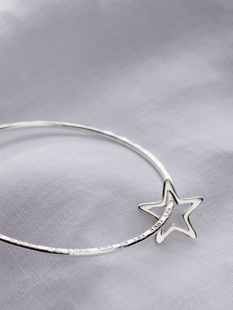 Personalised Star Bangle by Posh Totty Designs - Image 2 of 4