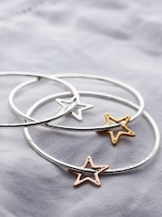 Personalised Star Bangle by Posh Totty Designs - Image 3 of 4