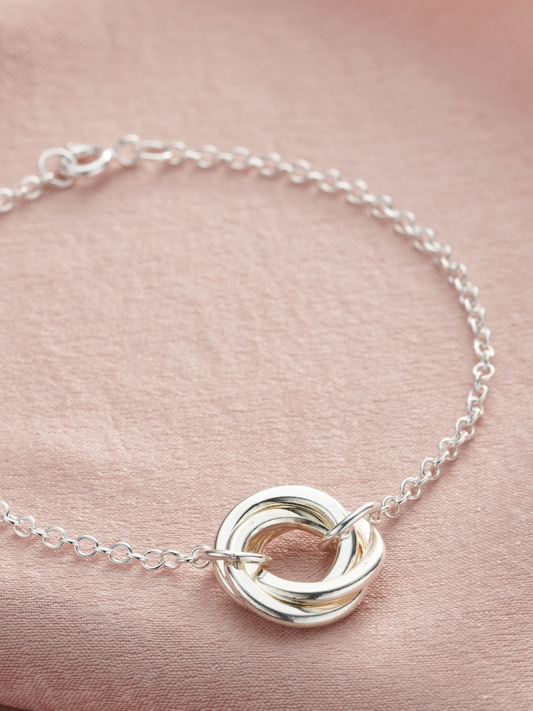 Personalised Micro Russian Ring Bracelet by Posh Totty Designs - Image 2 of 4