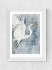 East End Prints White Glacier Heron I Framed Art Print - Image 1 of 3
