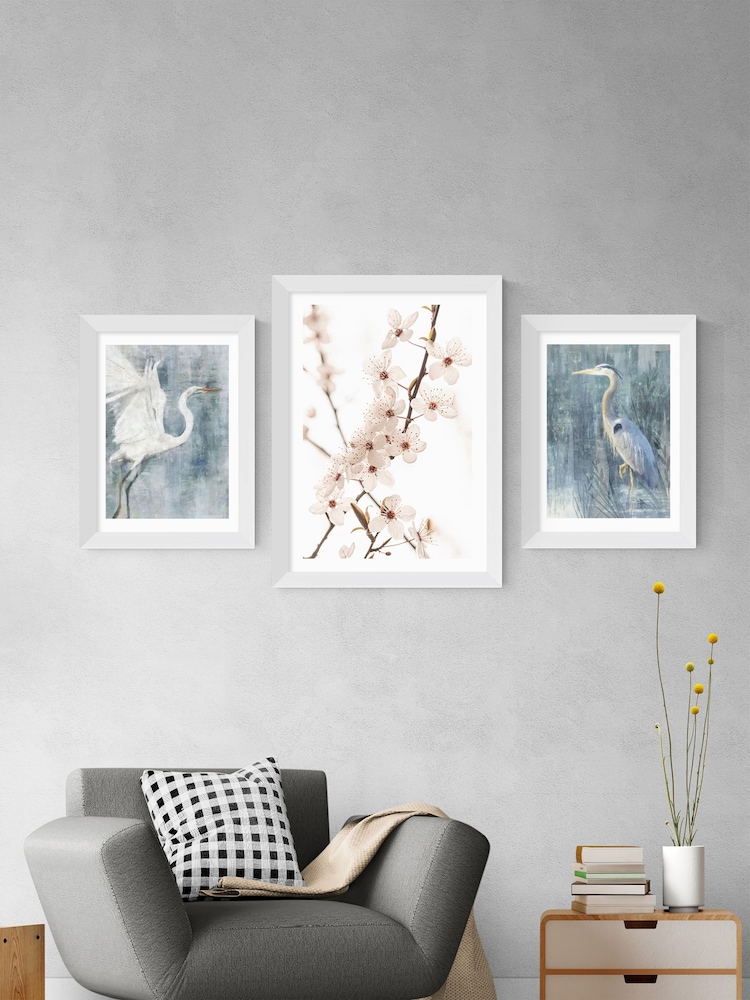 East End Prints White Glacier Heron I Framed Art Print - Image 3 of 3