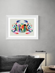 East End Prints White Crab Framed Art Print - Image 2 of 3