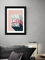 East End Prints Black Home Sweet Framed Art Print - Image 2 of 3