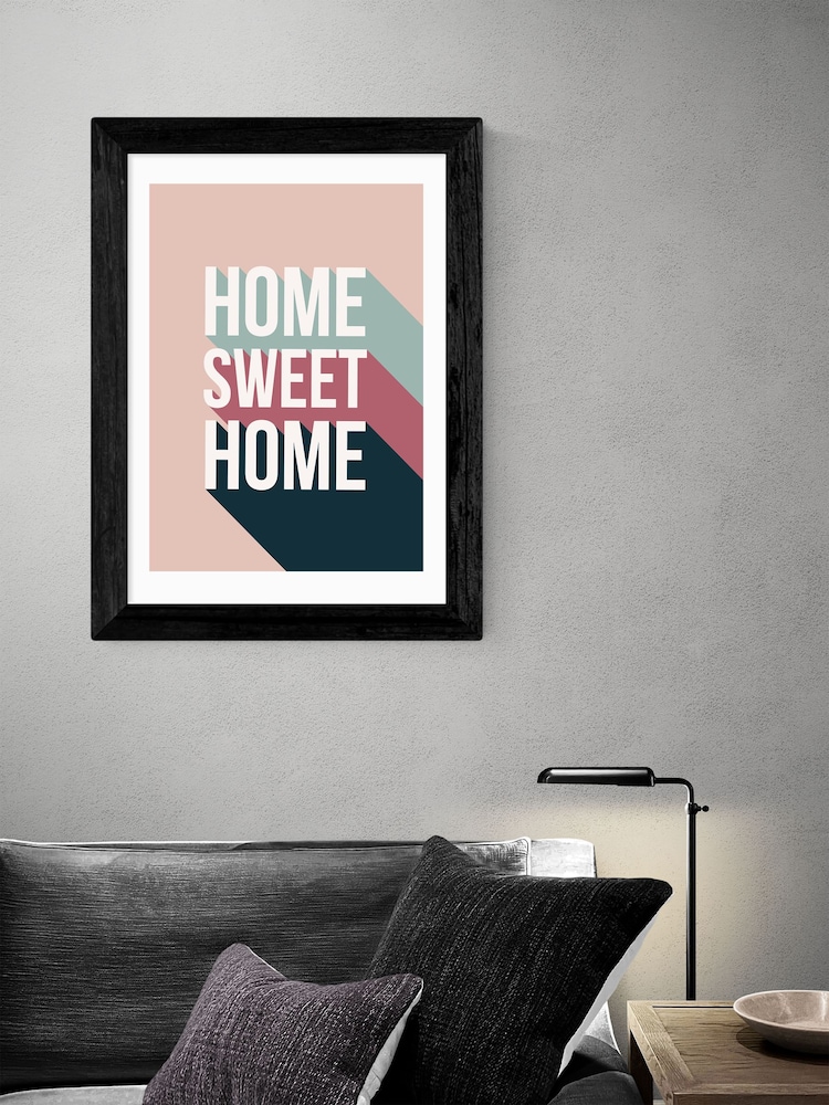 East End Prints Black Home Sweet Framed Art Print - Image 2 of 3