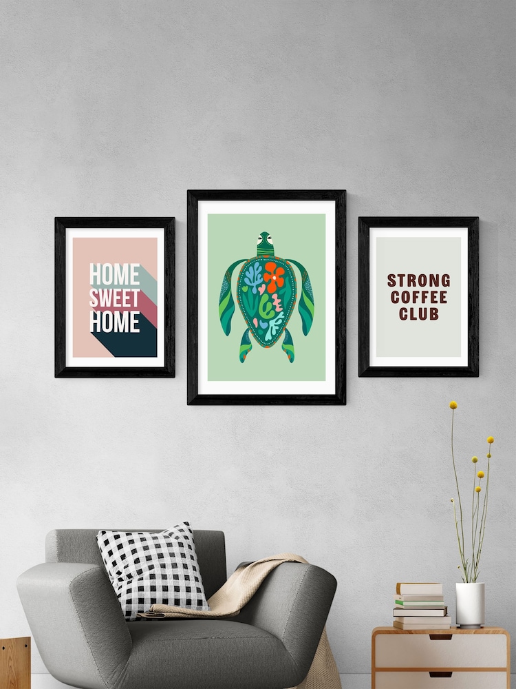 East End Prints Black Home Sweet Framed Art Print - Image 3 of 3