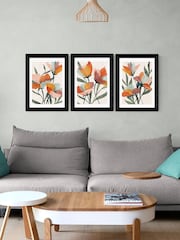 East End Prints Black Summer Bouquet Wall Set Framed Art Print - Image 2 of 2