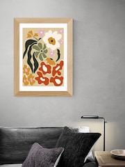 East End Prints Oak Mid-Century Garden Framed Art Print - Image 2 of 3