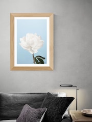 East End Prints Oak White Peony I Framed Art Print - Image 2 of 3