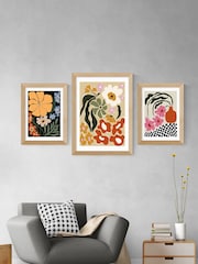 East End Prints Oak Blooming Big Floral Night Framed Art Print - Image 3 of 3