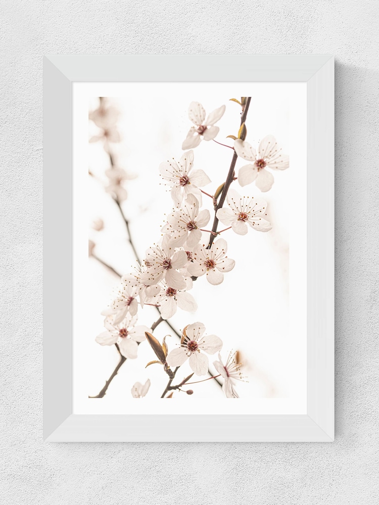 East End Prints White Blossom II Framed Art Print - Image 1 of 3