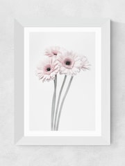 East End Prints White Gerbera Daisy Framed Art Print - Image 1 of 3
