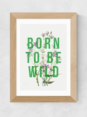 East End Prints Oak Born To Be Wild Framed Art Print - Image 1 of 3
