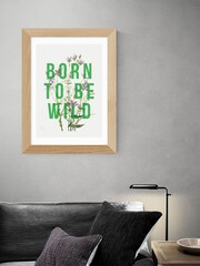 East End Prints Oak Born To Be Wild Framed Art Print - Image 2 of 3