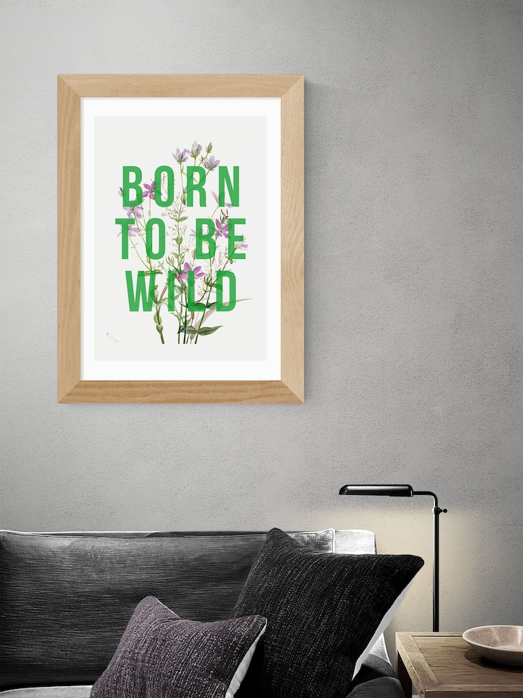 East End Prints Oak Born To Be Wild Framed Art Print - Image 2 of 3
