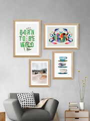 East End Prints Oak Born To Be Wild Framed Art Print - Image 3 of 3