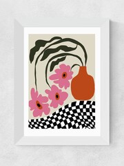 East End Prints White Vintage Blossom Framed Art Print - Image 1 of 3