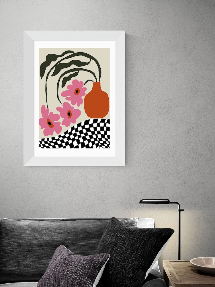 East End Prints White Vintage Blossom Framed Art Print - Image 2 of 3