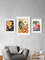 East End Prints White Vintage Blossom Framed Art Print - Image 3 of 3