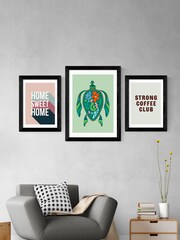 East End Prints Black Sea Turtle Framed Art Print - Image 3 of 3