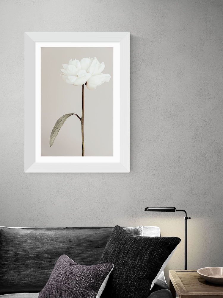 East End Prints White Peony Framed Art Print - Image 2 of 3