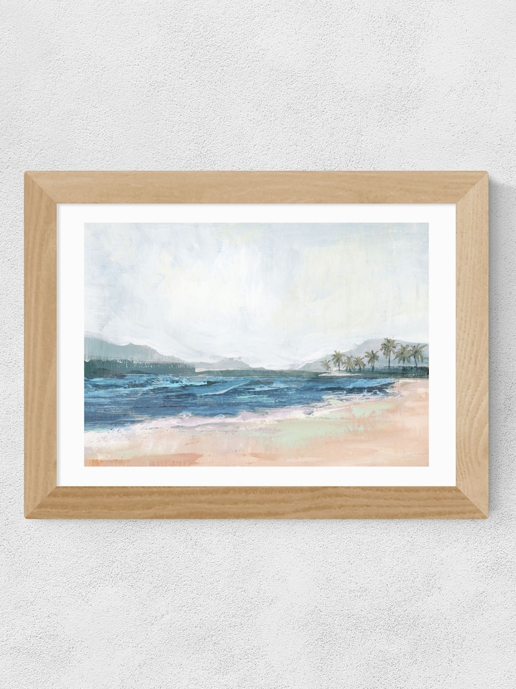 East End Prints Oak Mediterranean Escape II Framed Art Print - Image 1 of 3