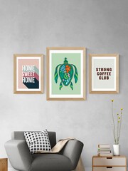 East End Prints Oak Sea Turtle Framed Art Print - Image 3 of 3