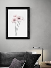 East End Prints Black Gerbera Daisy Framed Art Print - Image 2 of 3