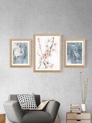 East End Prints Oak Glacier Heron I Framed Art Print - Image 3 of 3