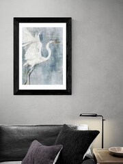 East End Prints Black Glacier Heron I Framed Art Print - Image 2 of 3