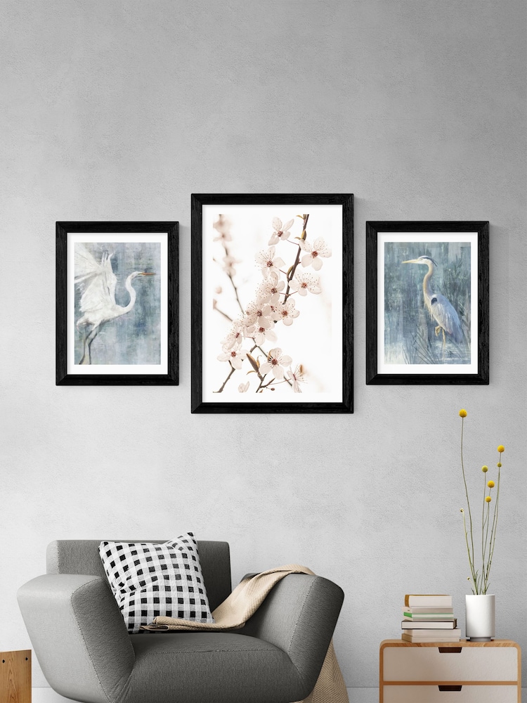 East End Prints Black Glacier Heron I Framed Art Print - Image 3 of 3