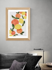 East End Prints Oak Oranges And Lemons Framed Art Print - Image 2 of 3